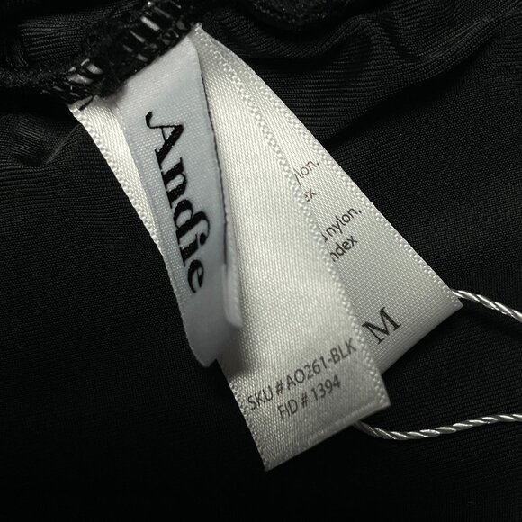 NWT Andie The Rockaway One Piece Swimsuit Womens M Black - Picture 6 of 10